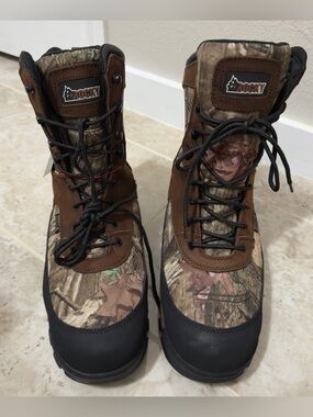 Rocky Men's Core Waterproof 800 G Insulated Outdoor Boots In Brown/Camo (13 W).